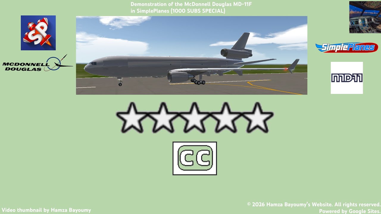 Демонстрация самолета McDonnell Douglas MD-11F в SimplePlanes (специальный выпуск, посвященный 10...
