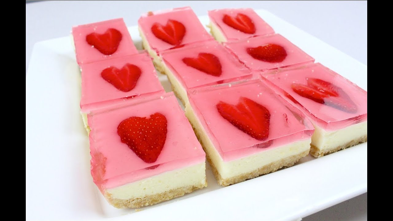 Gummy Cheesecake Hearts