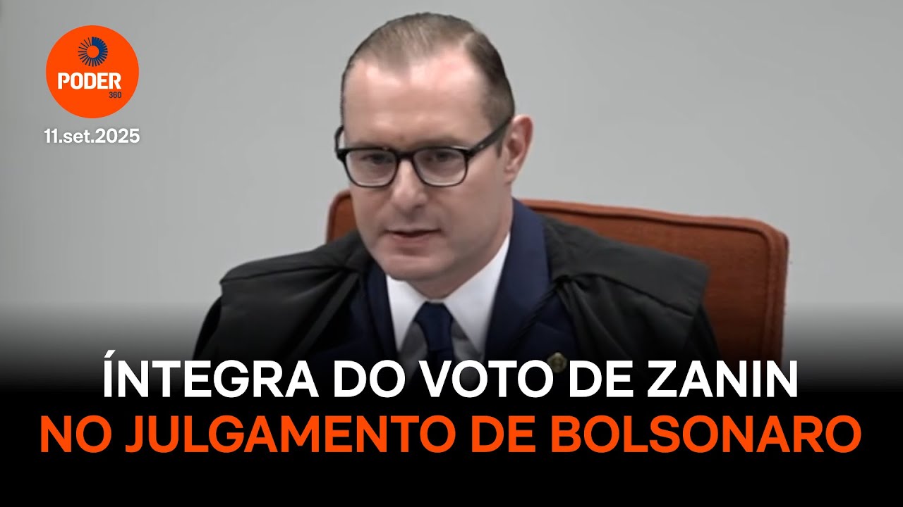 Assista à íntegra do voto de Zanin no julgamento de Bolsonaro