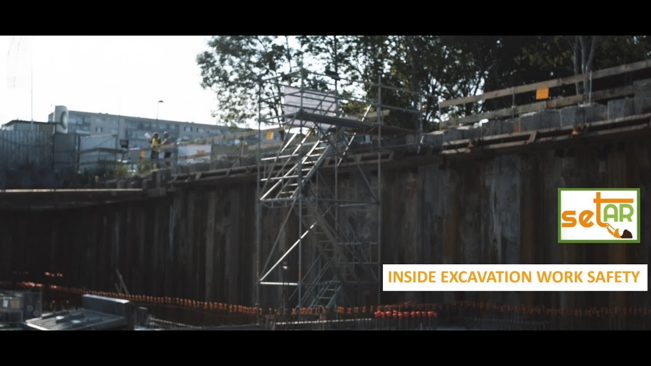 Inside excavation work safety