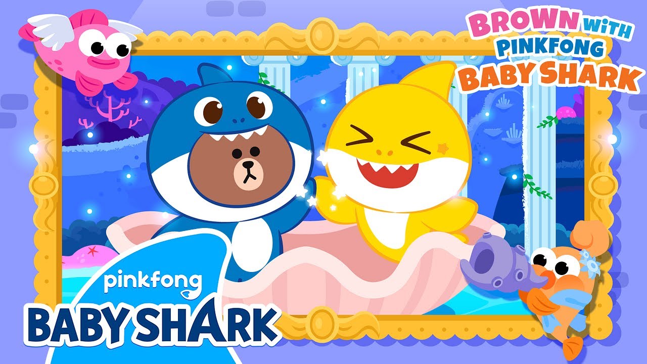 The Birth of Baby Shark & BROWN's New Friendship : Baby Shark
