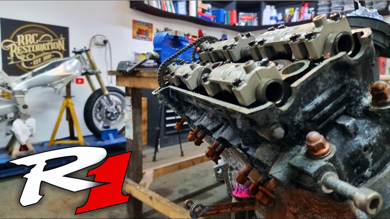 Restoration Of An Abandoned Yamaha R1 - Genuine Barn Find! - Part 4