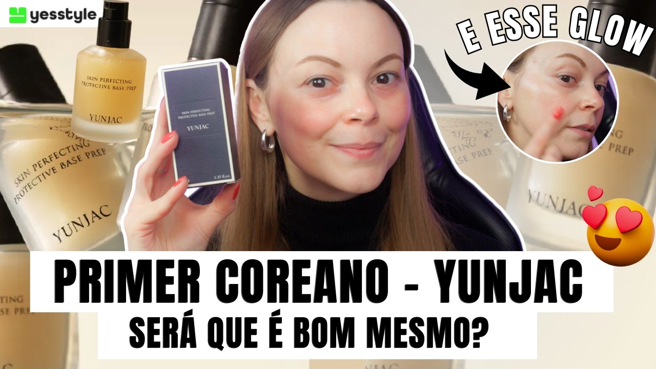 O melhor primer coreano? Resenha completa do primer YUNJAC 😍
