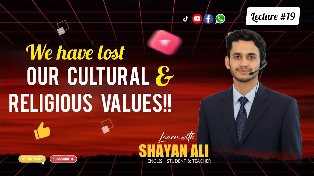 Loss of Cultural and religious values!! 