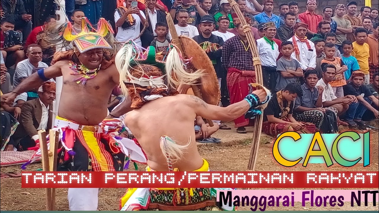 CACI‼️Tarian Perang/Permainan Rakyat Manggarai - Flores - NTT @Sa.Ate.Channel