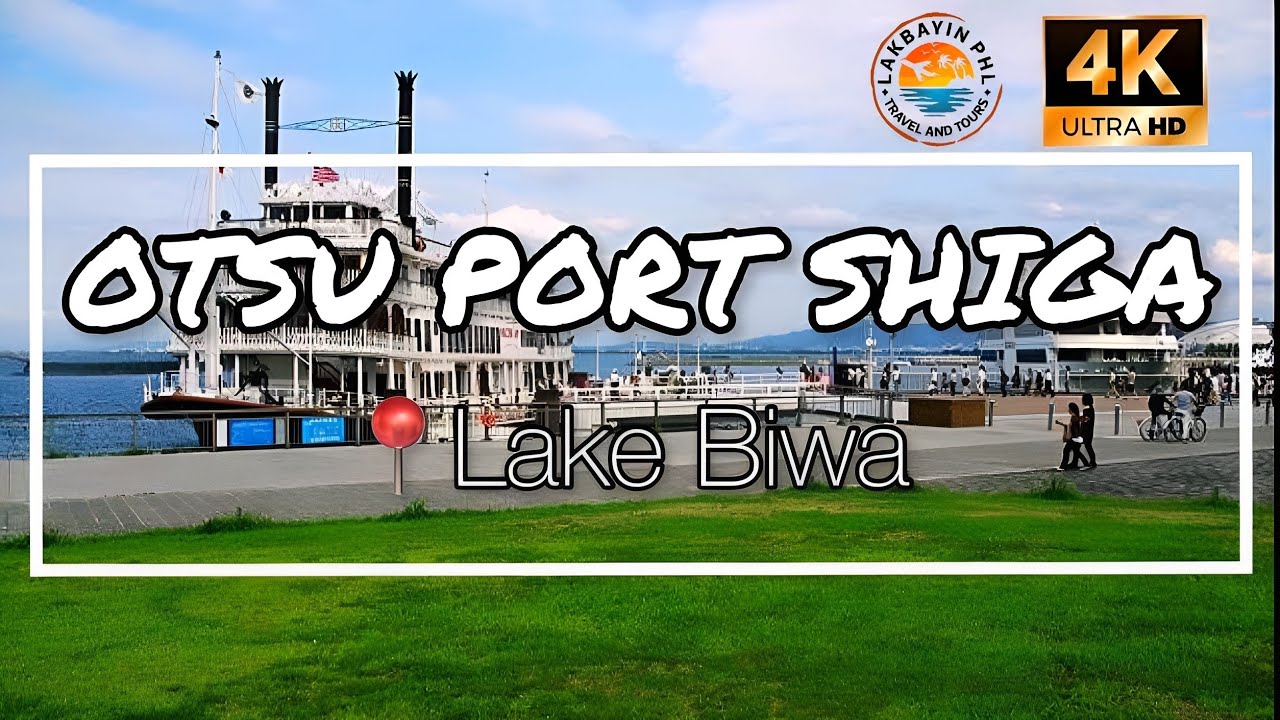MOST VISITED PLACE SHIGA LAKE BIWA | OTSU PORT SHIGA JAPAN WALK TOUR 4K