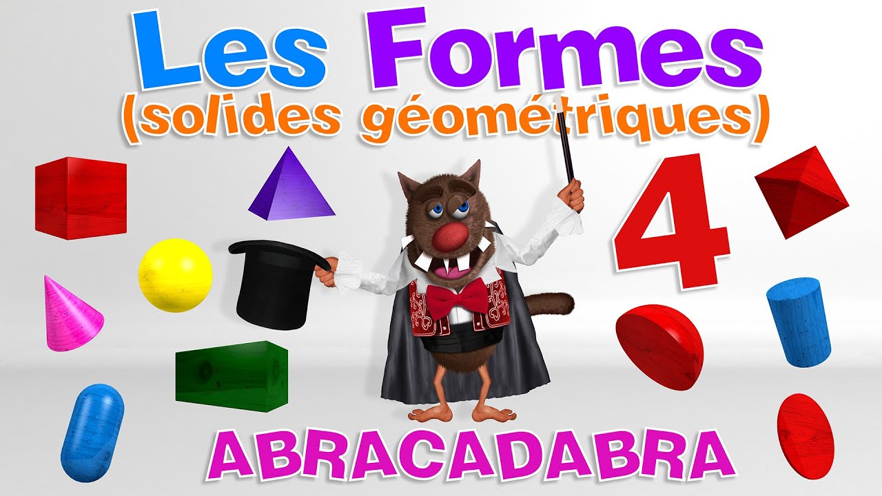 Foufou - Les formes solides pour les enfants (Learn Solid Geometric Shapes for Kids - Serie 04) 4k