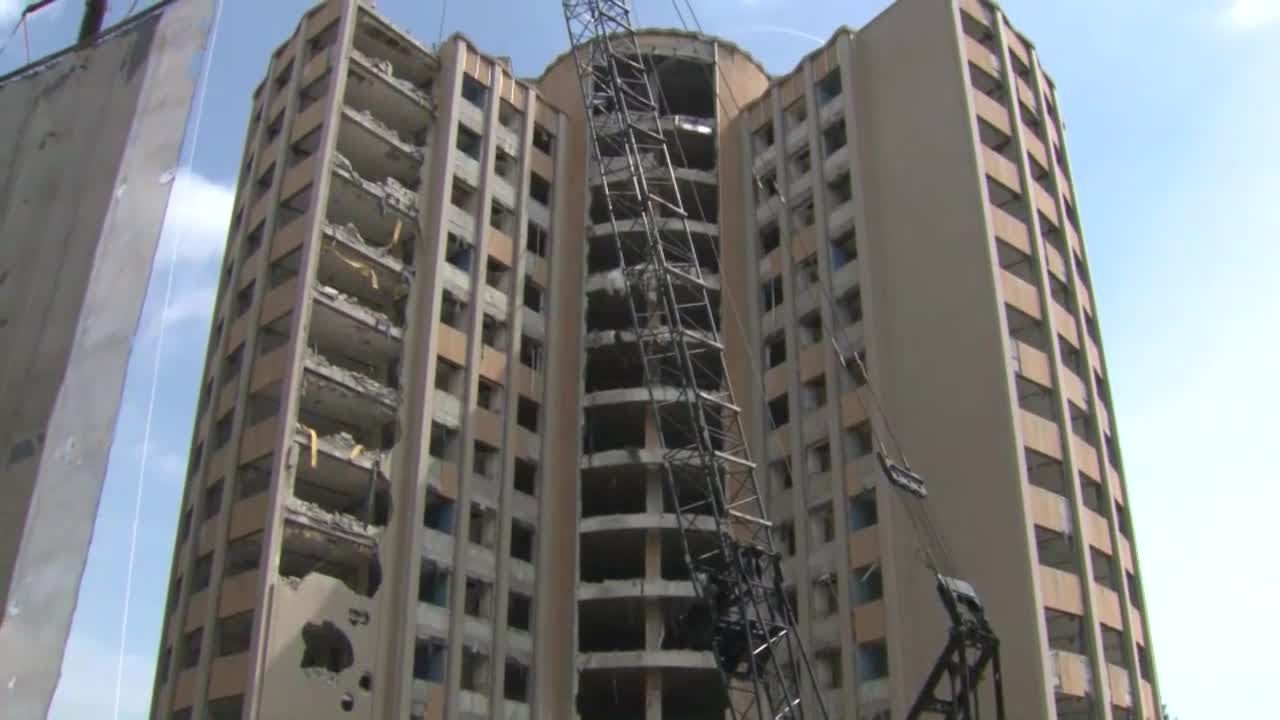 Wrecking ball hits Marquette's McCormick Hall