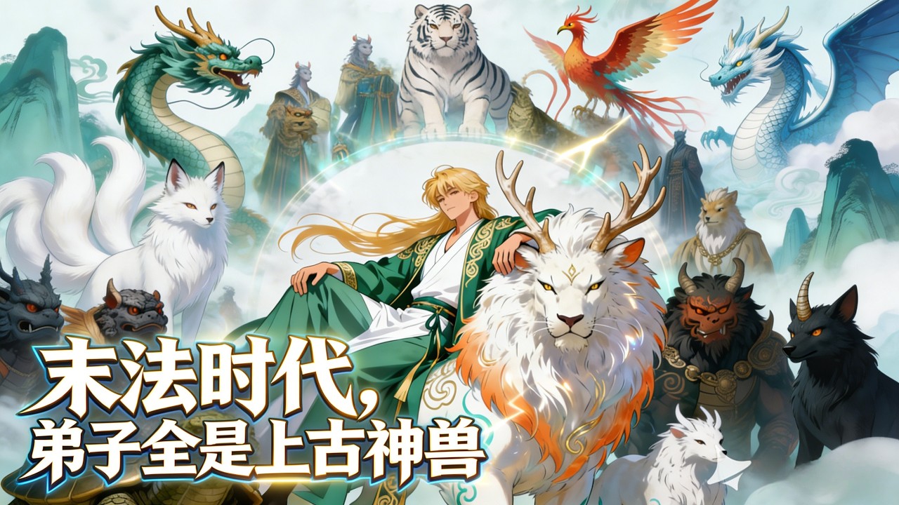 【FULL】《末法时代，弟子全是上古神兽》惨遭逐出师门，绝境觉醒宗门系统，扎根葬仙谷底，收服上古神兽为徒，率万千神兽退魔修、战宿敌、抗灭世兽潮，谱写宗门崛起传奇。#热门漫画#小说改编