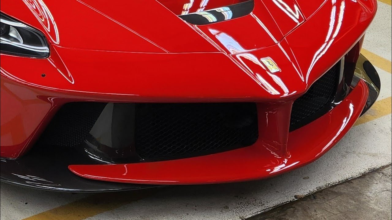 So I went for a car wash and saw this weird Ferrari