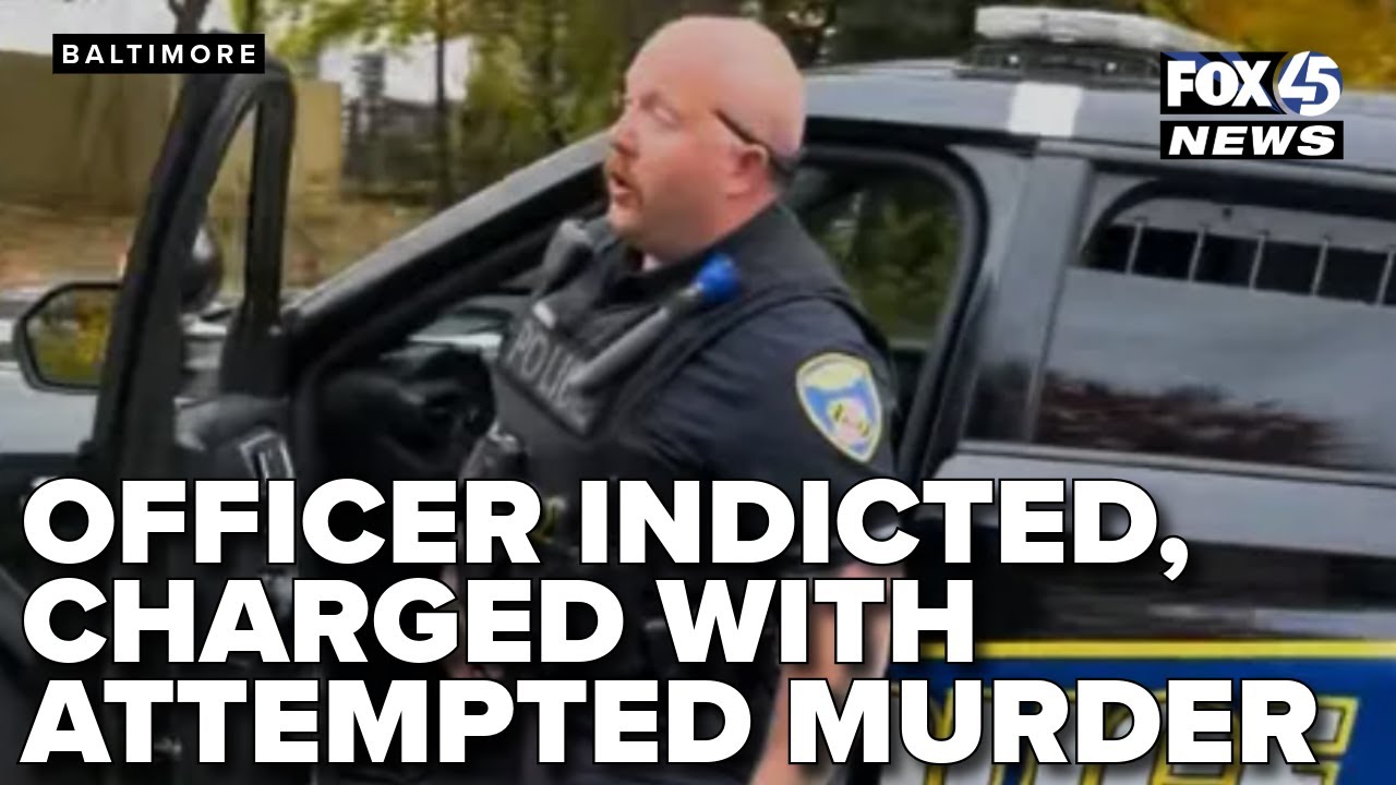 BPD officer indicted, charged with attempted murder after nearly running man over