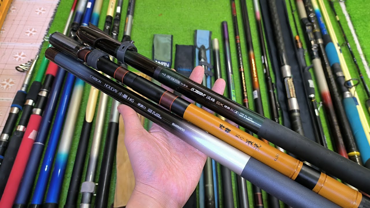 Video 961 : Cần Tay Nhật Chế Độ Zoom Nissin Shimano - Cần iso Khoen Fuji Síc