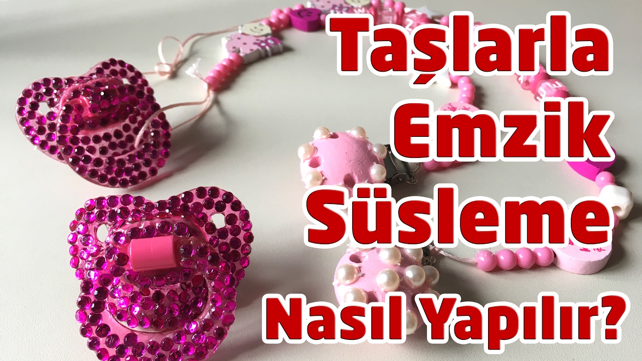 Emzik Süsleme | Taşlı Emzik Süsleme