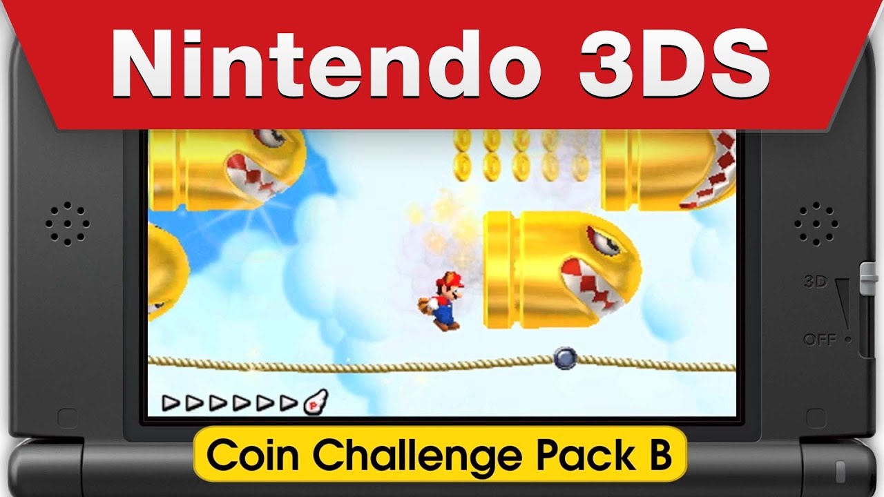 Nintendo 3DS - New Super Mario Bros 2 Gold Mushroom Pack Trailer