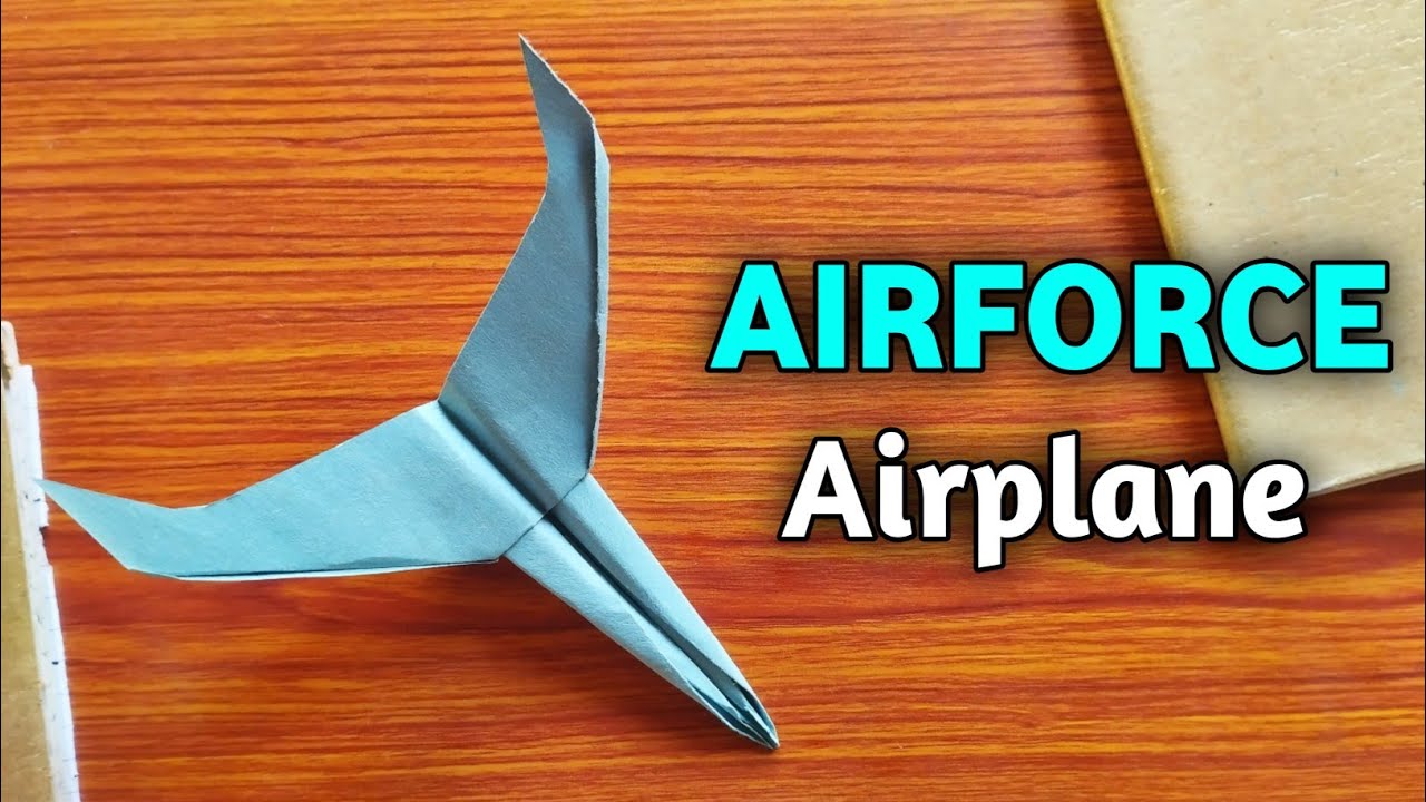 Airforce paper AIRPLANE making Tutorial
