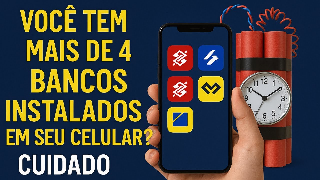 VOCÊ TEM MAIS DE 4 BANCOS INSTALADOS EM SEU CELULAR NENHUM BANCO VAI TE PROTEGER