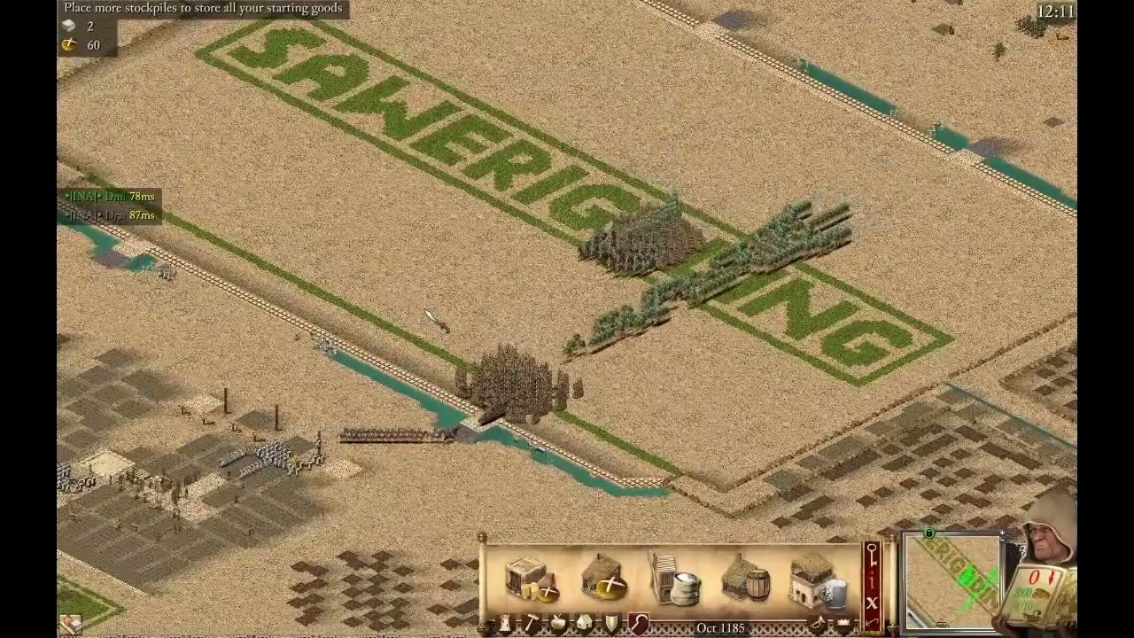 •|INA|• Dracxo vs •|INA|• Dmitry - Turnamen SAWERIGADING - Stronghold Crusader De