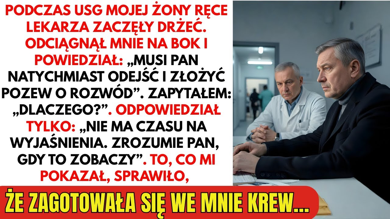 Lekarz zobaczył USG mojej żony i błagał o rozwód… prawda była gorsza niż zdrada