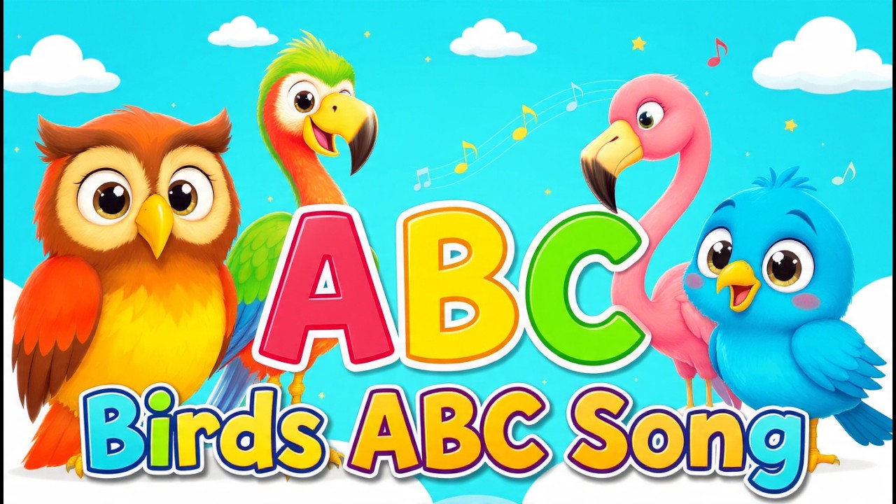 Birds ABC Song 🐦 | Learn the Alphabet with Birds A–Z