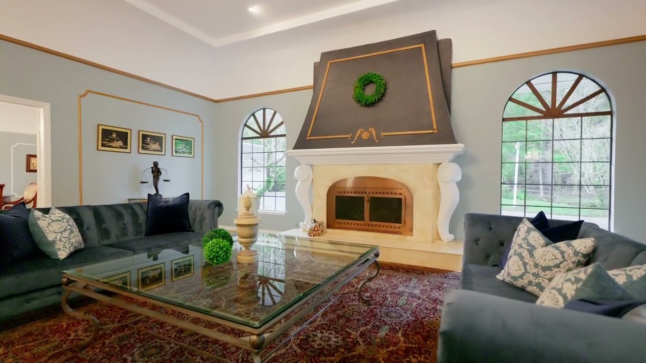 Exceptional acreage riverfront estate in Spring Glen's private airstrip community, just listed!