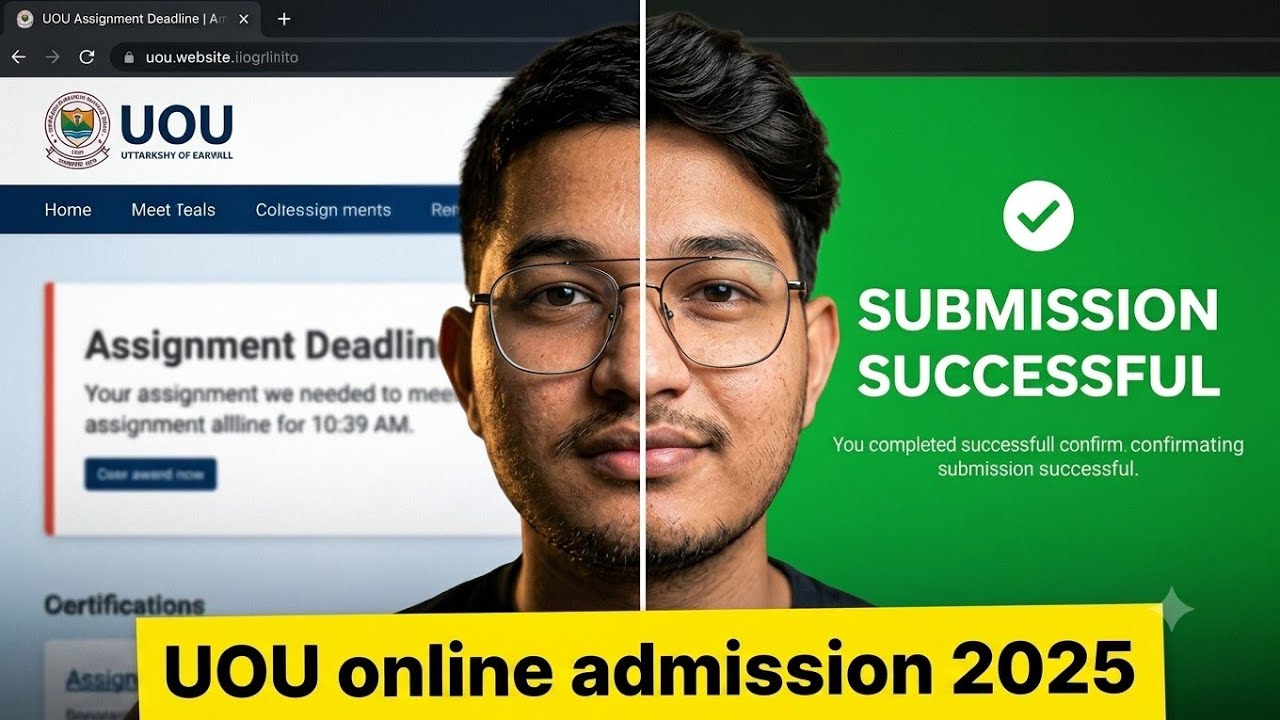 UOU ONLINE ADMISSION 2025  | UOU ADMISSION 2025 | UOU ADMISSION COMPLETE PROCESS 2025, BOOKS & EXAM
