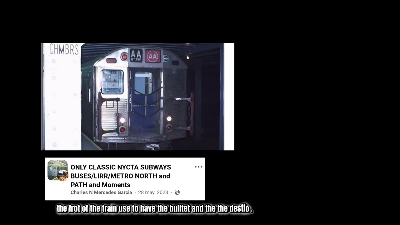 The history on the R32 subway car