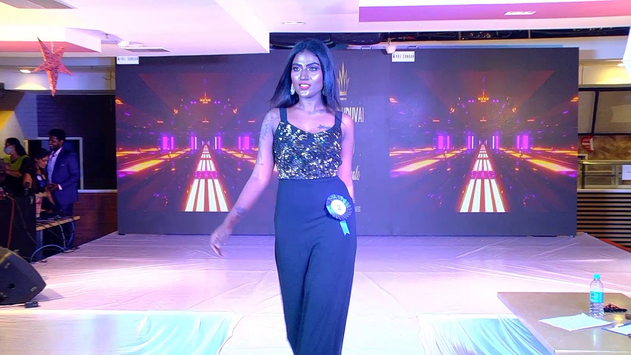 miss pondicherry 2020 title winner rechal
