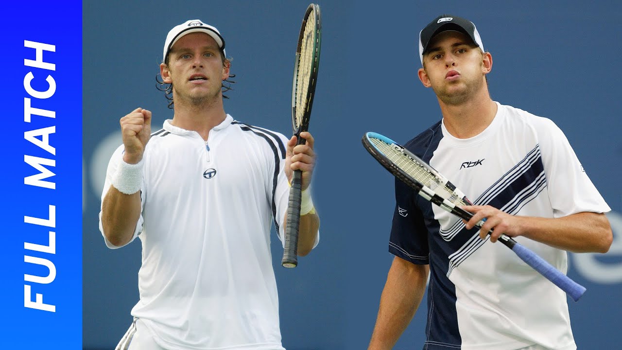 David Nalbandian vs Andy Roddick in a classic comeback! | US Open 2003 Semifinal