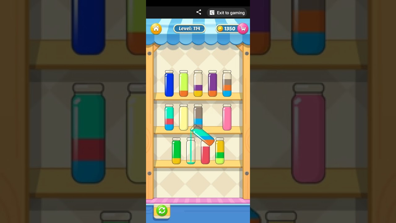 Water Sort Puzzle - Level 114 - SOLVED!! - Facebook Game