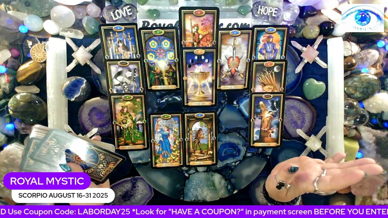 SCORPIO AUGUST 16~31 2025 LET GO MANIFESTATION BEGINS! SUN, TOWER, DEATH, ACE & PAGE OF COINS ALL X2