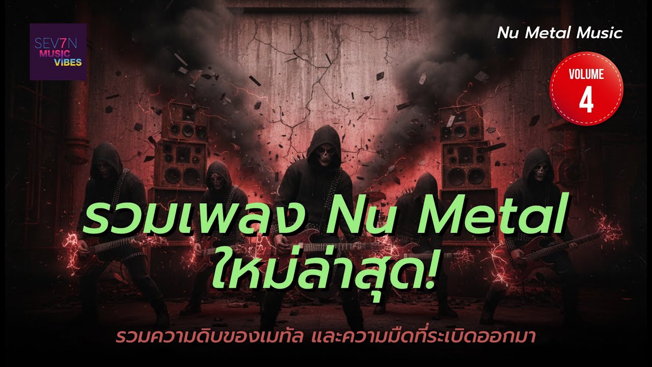รวมเพลง Nu Metal 💥 ใหม่ล่าสุด! Vol.4 | 🎸 รวมความคิบของเมทัล และความมืดที่ระเบิดออกมา 🤘 ฟังยาวๆ