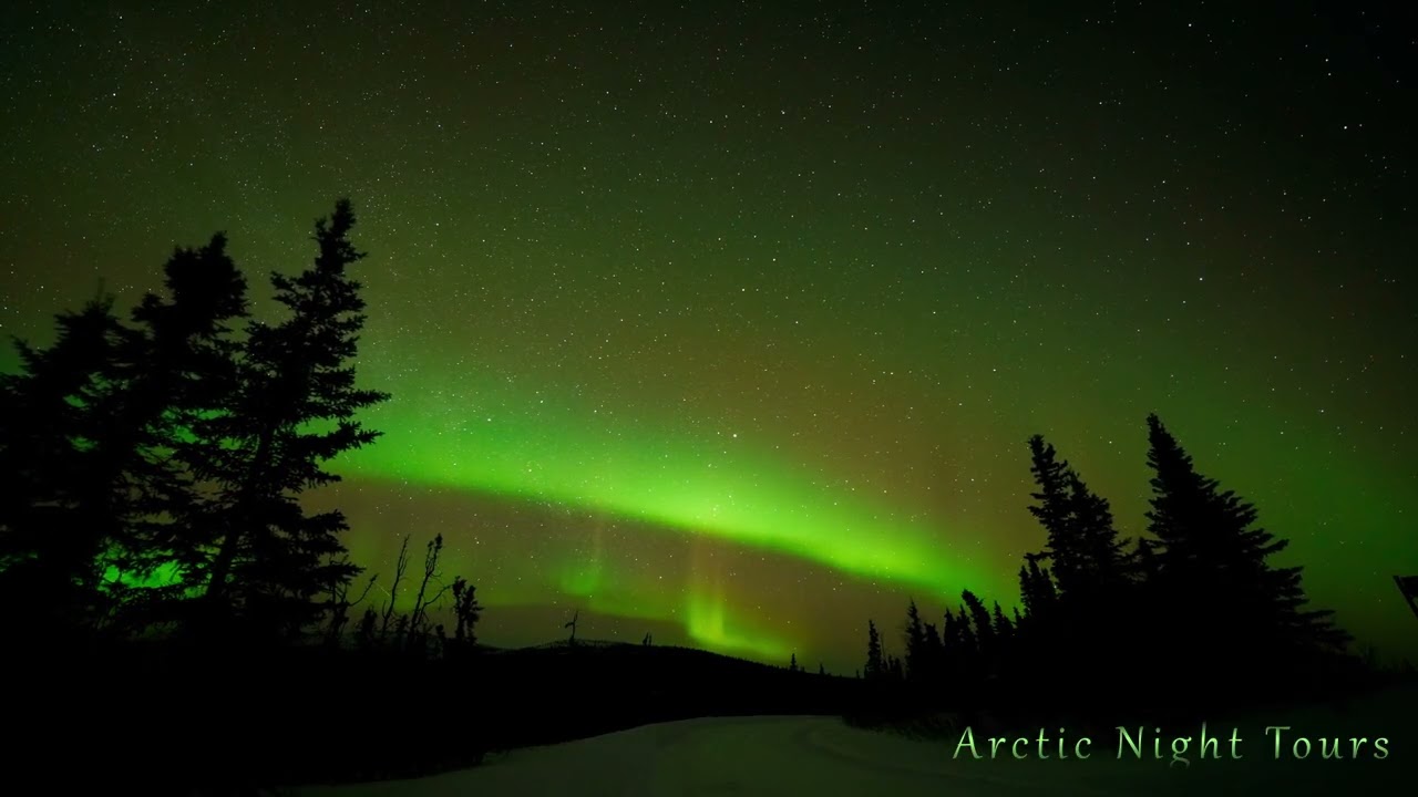 Aurora accelerated footage on Feb 8, 2026 mp4
