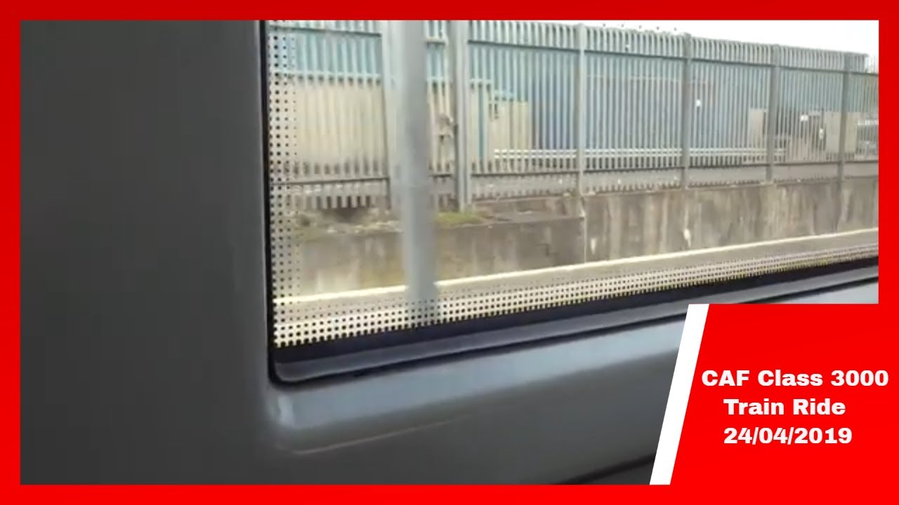 Northern Ireland Railways | CAF Class 3000 | 3015 | Belfast GVS to Hilden | Train Ride | 24/04/2019