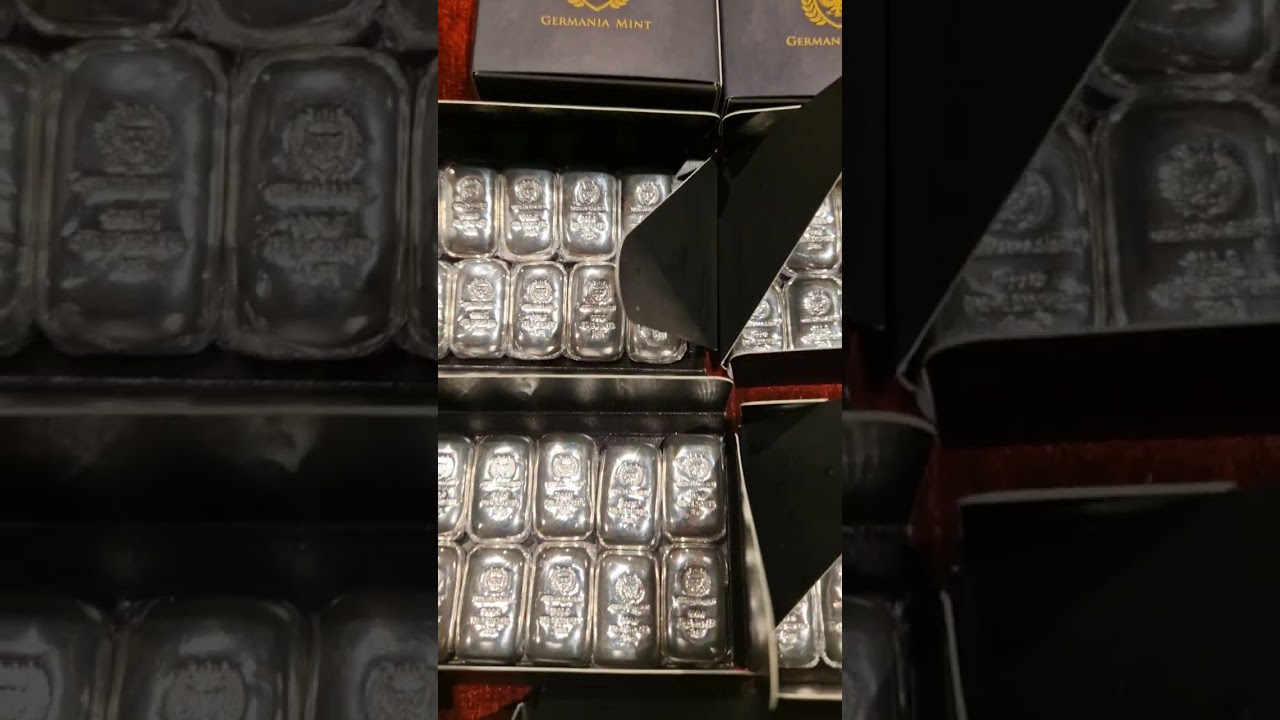 1oz silver Germania Mint bars