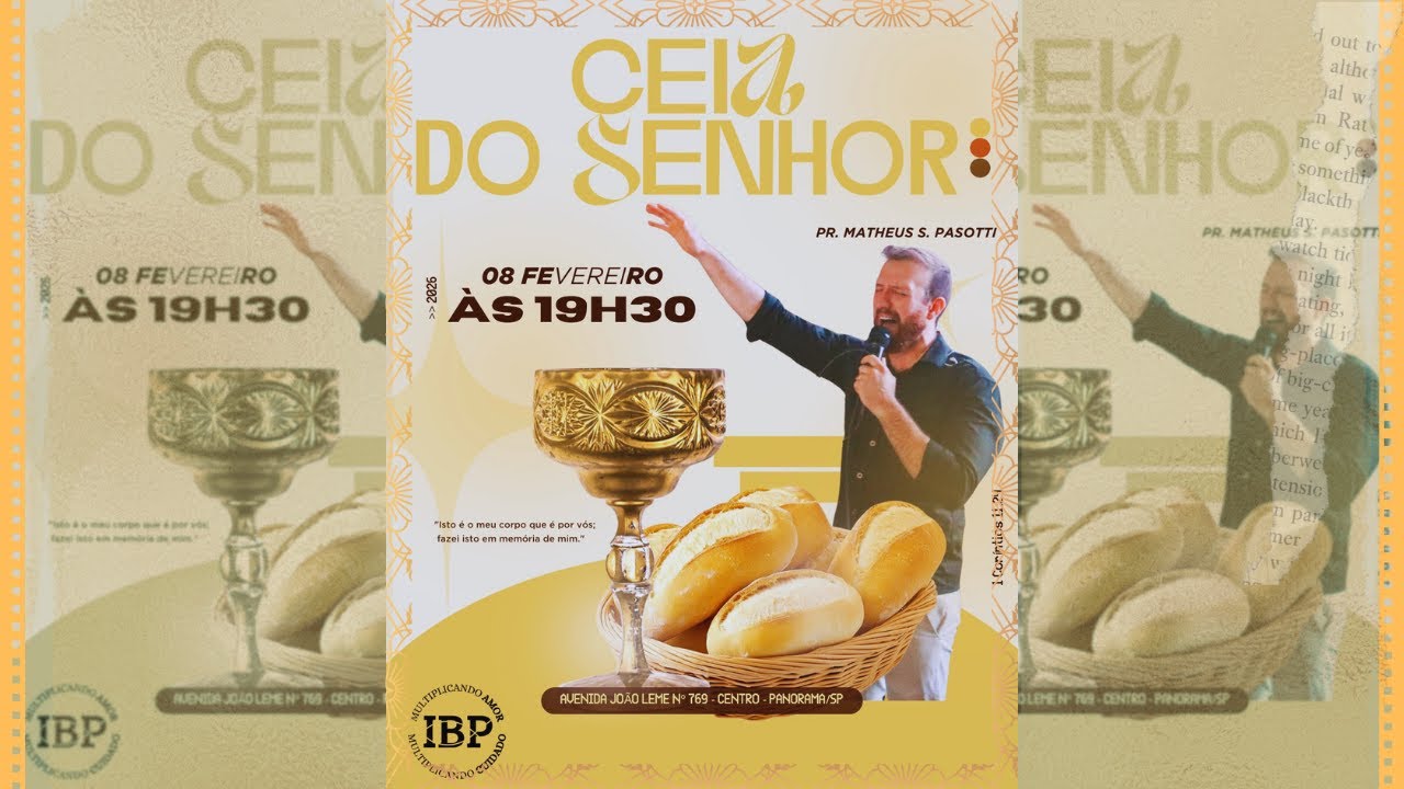 08/02/2026 - Culto de Ceia do Senhor