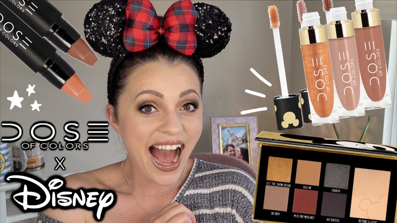 Dose of Colors x Disney MAKEUP | YES I'M FREAKING OUT