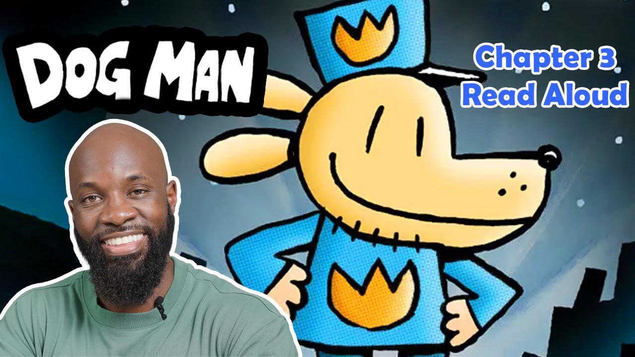 Dog Man Read Aloud | Chapter 3: Book ’Em 🐶📚 | Dav Pilkey