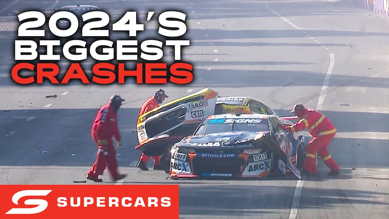 The Biggest Crashes From 2024 | 2024 Repco Supercars Championship