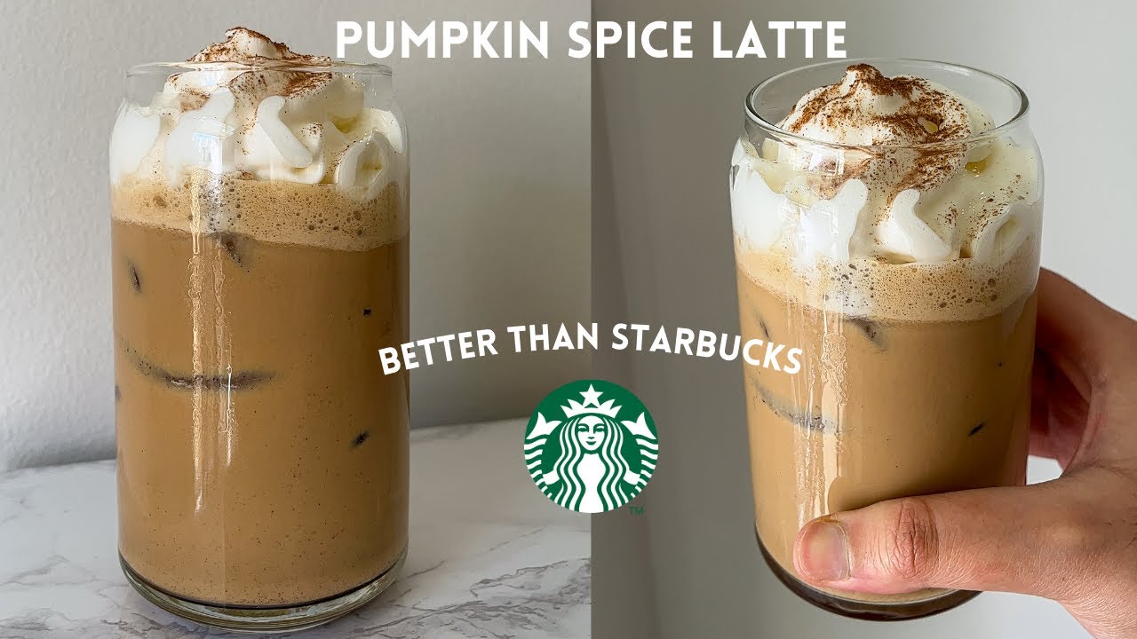 THE BEST Pumpkin Spice Latte Recipe without syrups 🍂 Better & Cheaper than Starbucks!!