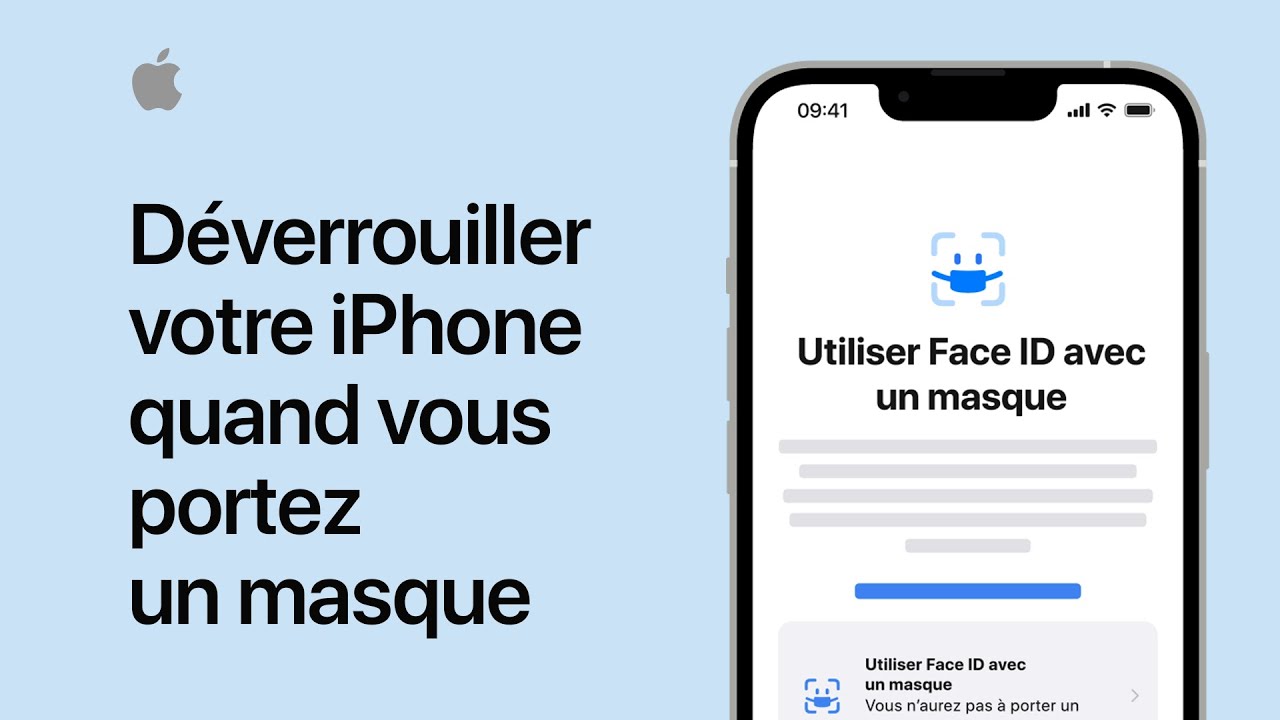Déverrouiller votre iPhone quand vous portez un masque | Assistance Apple
