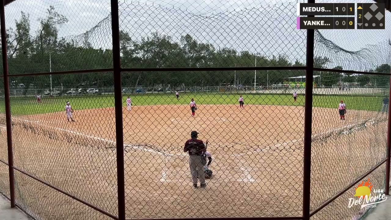 Softbol Libre Femenil Medusas vs Yankees