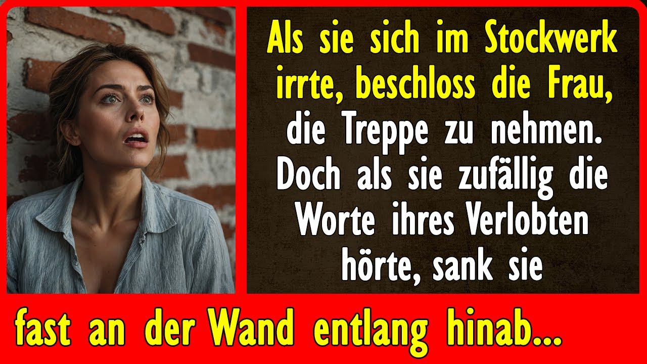 Als sie sich im Stockwerk irrte, beschloss die Frau, die Treppe zu nehmen. Doch als sie zuf&auml;llig...