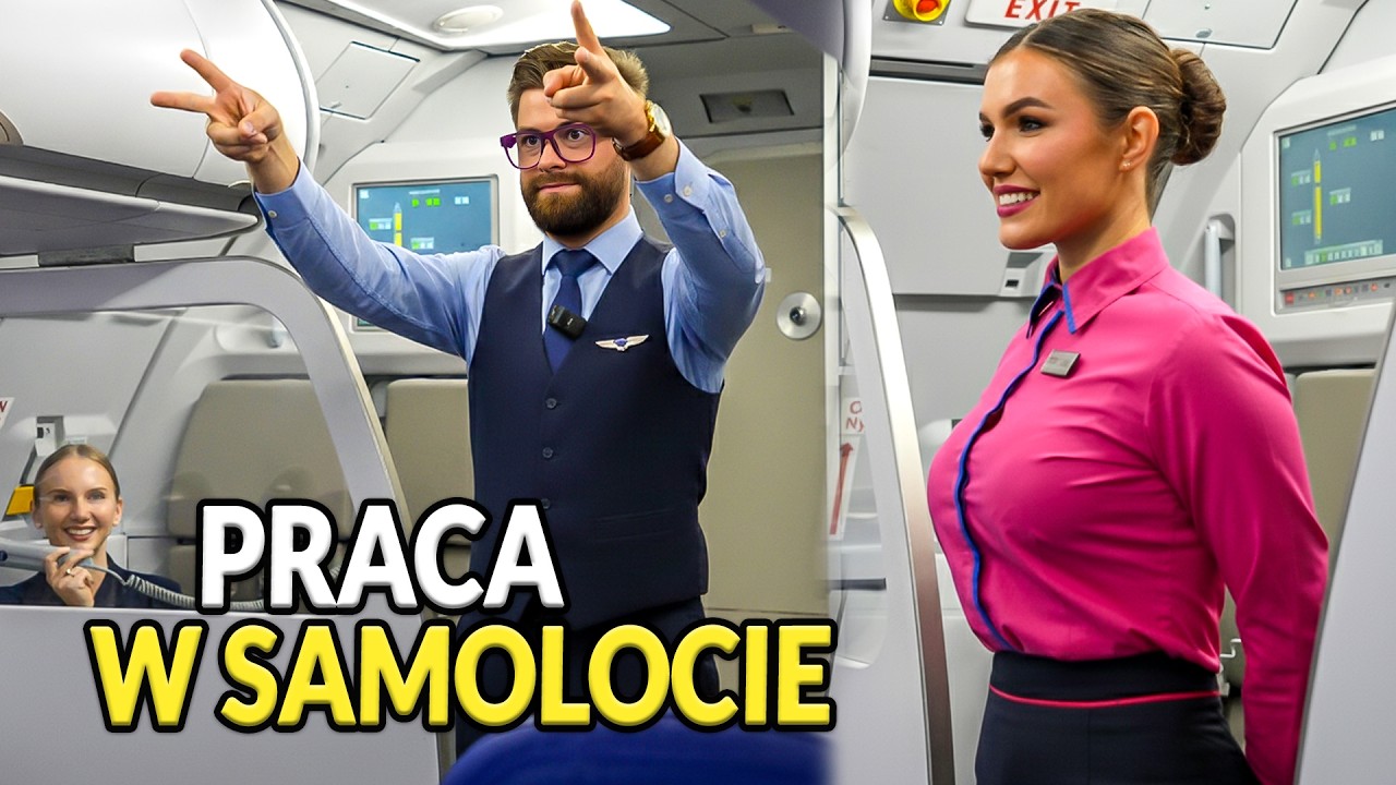 JAK ZOSTAĆ STEWARDESSĄ I PILOTEM? 24h w centrum szkoleniowym! | DO ROBOTY