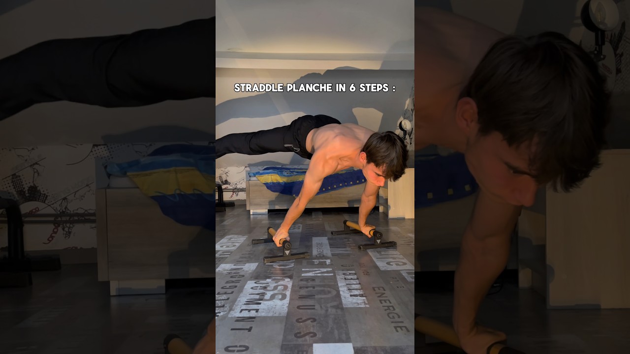 Straddle planche tutorial #calisthenics #motivation #skills #handstand