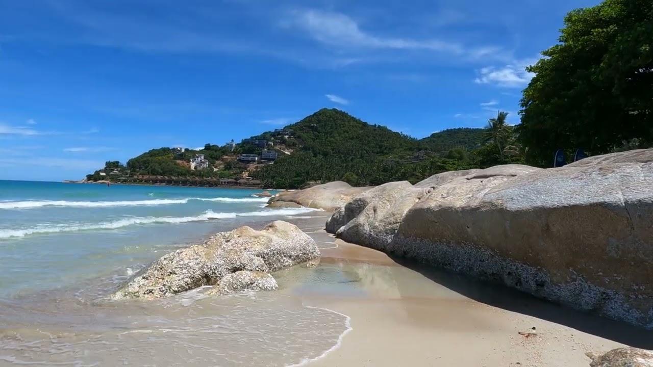 Chaweng Beach (best part), Koh Samui, Thailand | Walking 4K 🇹🇭