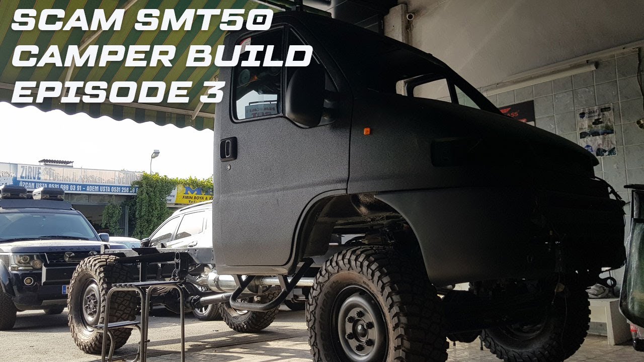 Iveco Scam 4x4 Kamp Aracı 3. Bölüm (Kaporta Boya LineX)