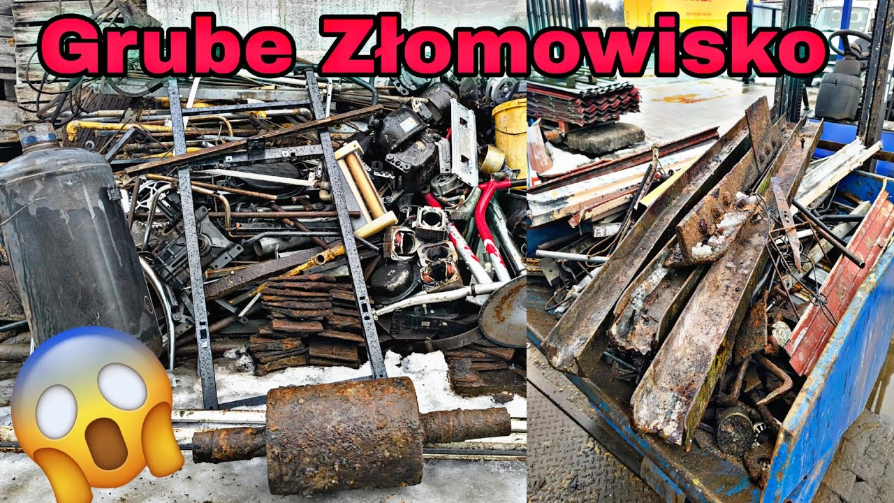 Złomowisko i Złomiarze jadą z bardzo grubym złomem