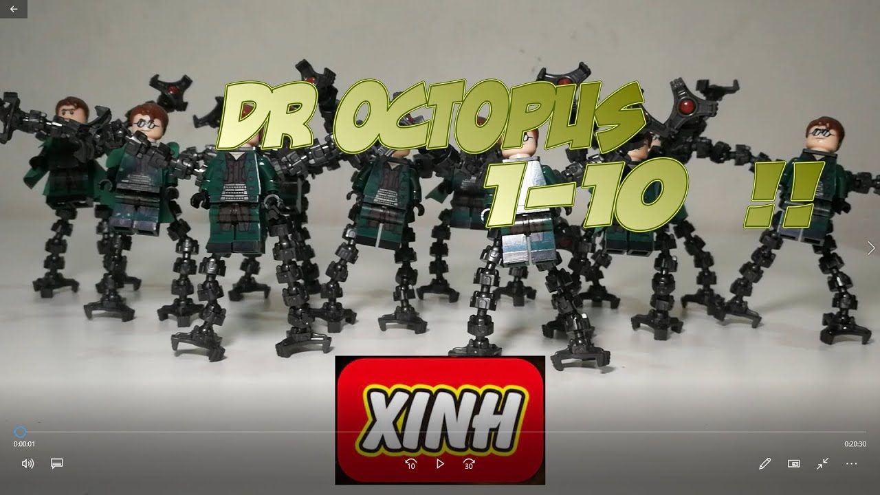 Xinh Dr Octopus Minifigure - 1 to 10 - XH1833