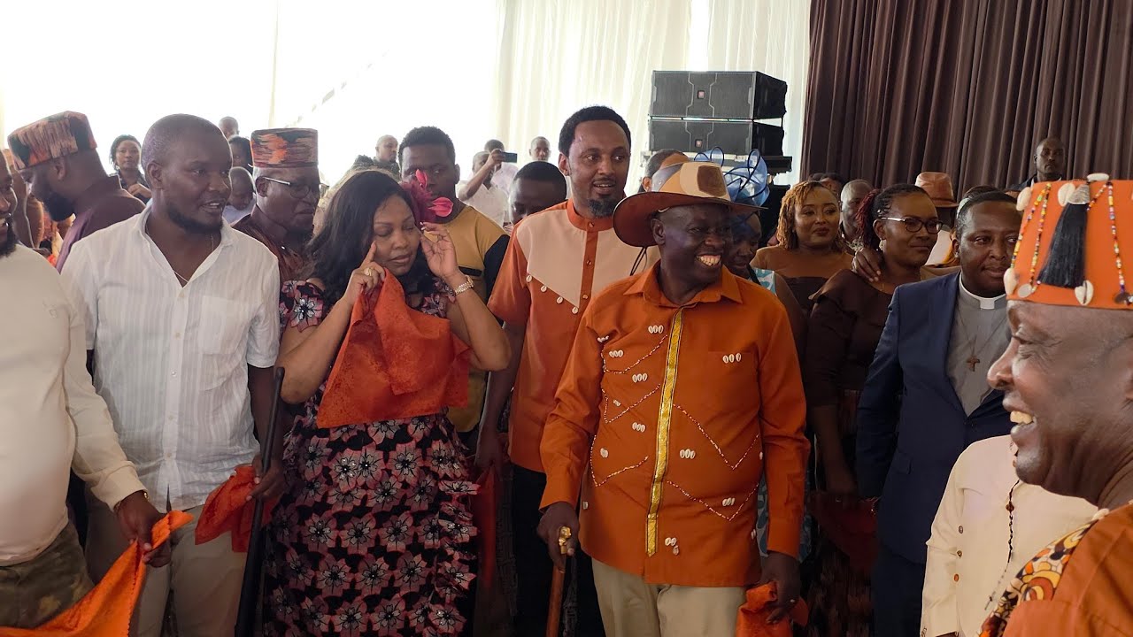Rigathi warm welcome at Aloise ruracio