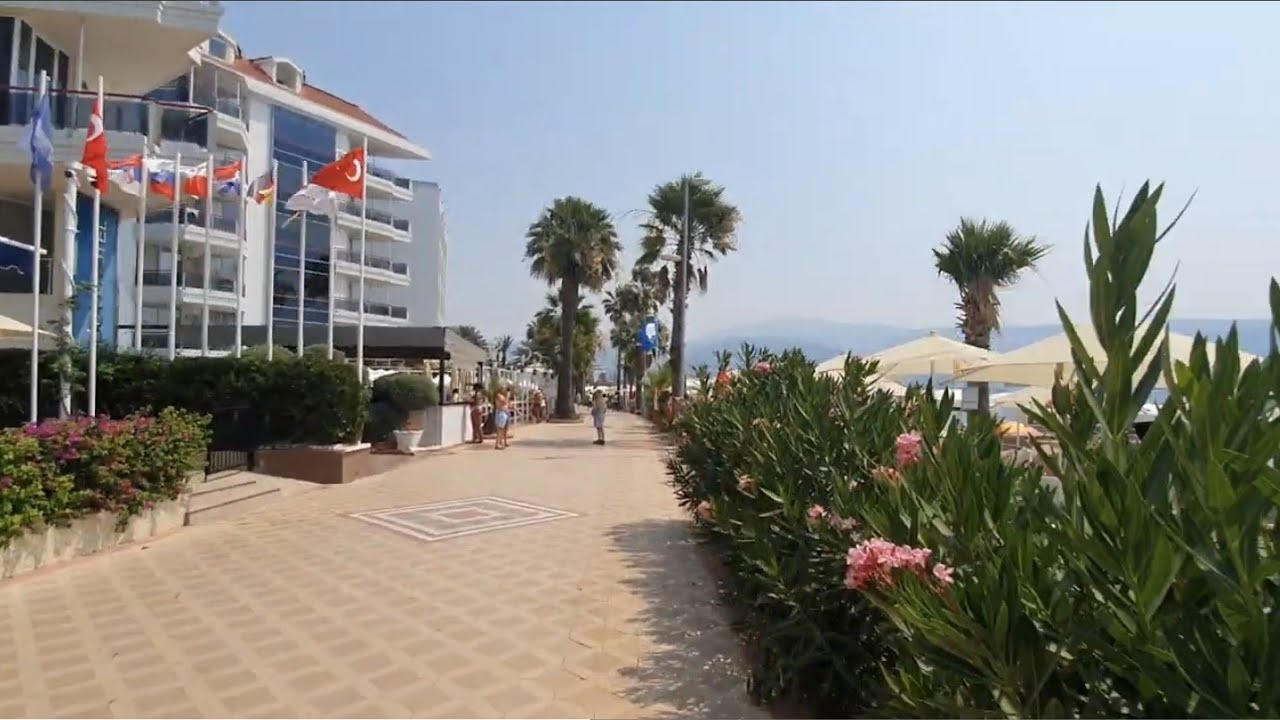 MARMARIS TURKEY stroll along the beachfront.
